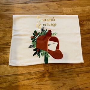 Christmas dish towel